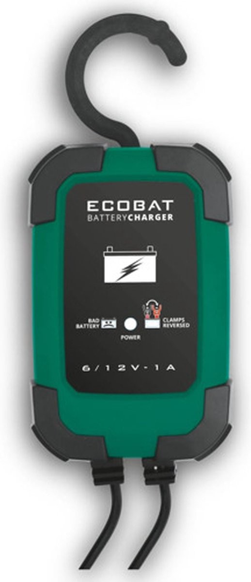 Ecobat EBC1 accu-/druppellader voor Lood, AGM, Gel, Start-St