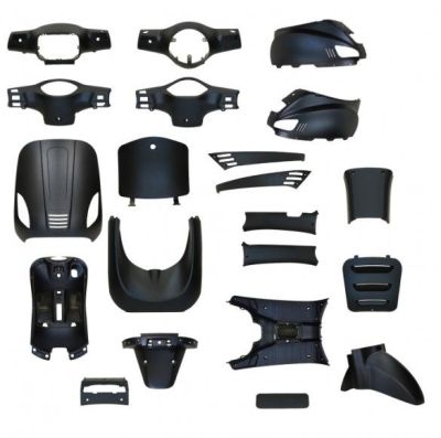 Kappenset Mat Zwart RSO Sense/Vx50 (S)/Riva (S)/Vespa-look (