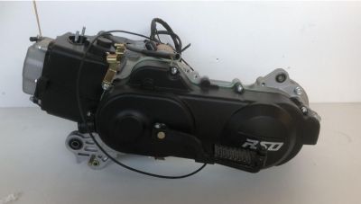 Motorblok GY6 50cc 10 inch Euro 4/Euro 5 EFI lange achteras