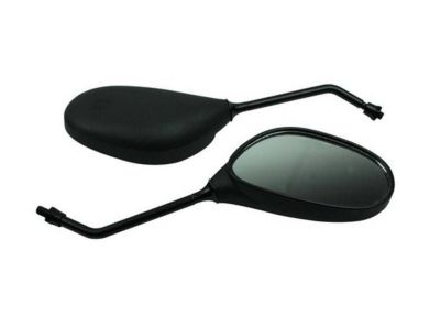 Spiegelset zwart universeel M8