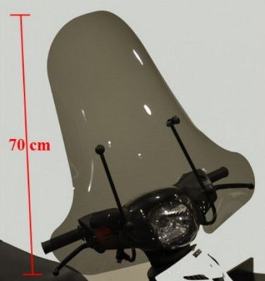 Windscherm Piaggio Zip Smoke